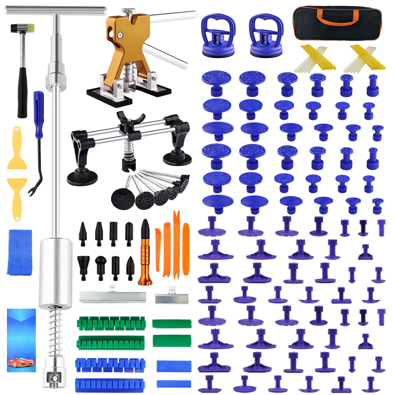 Divot Repair Tool - Autolakloze deukreparatieset PDR deuktrekker schuifhamer auto