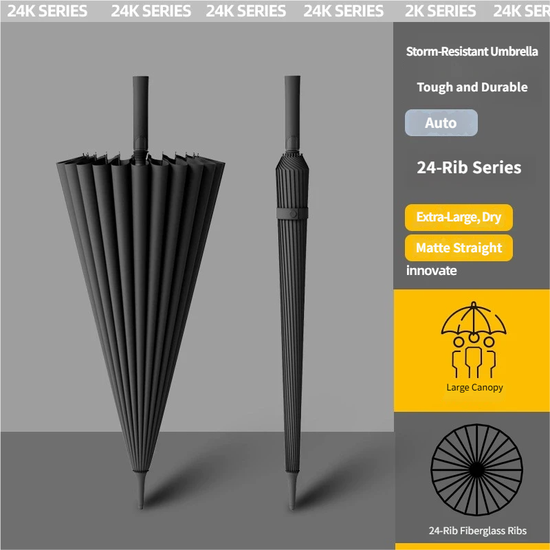 Golf Umbrella Large - Extra grote paraplu met 24 ribben,