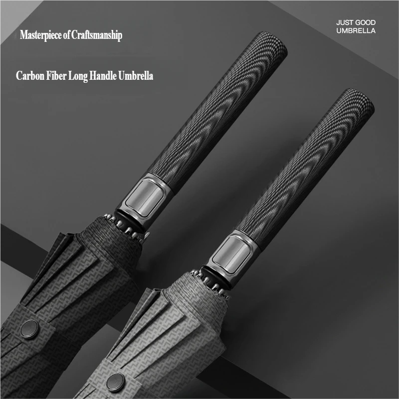 Golf Umbrella Large - 16-Rib Automatische Carbon Fiber Rechte Paraplu,