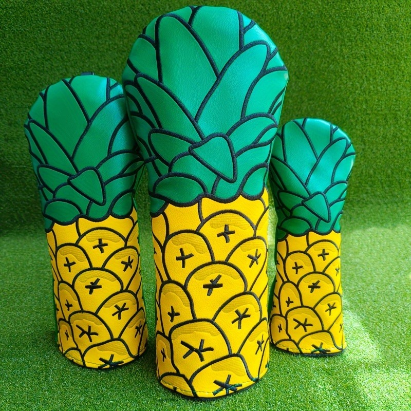 Golf Equipment Organizer - Pineapple Golf Club Headcover met dikke