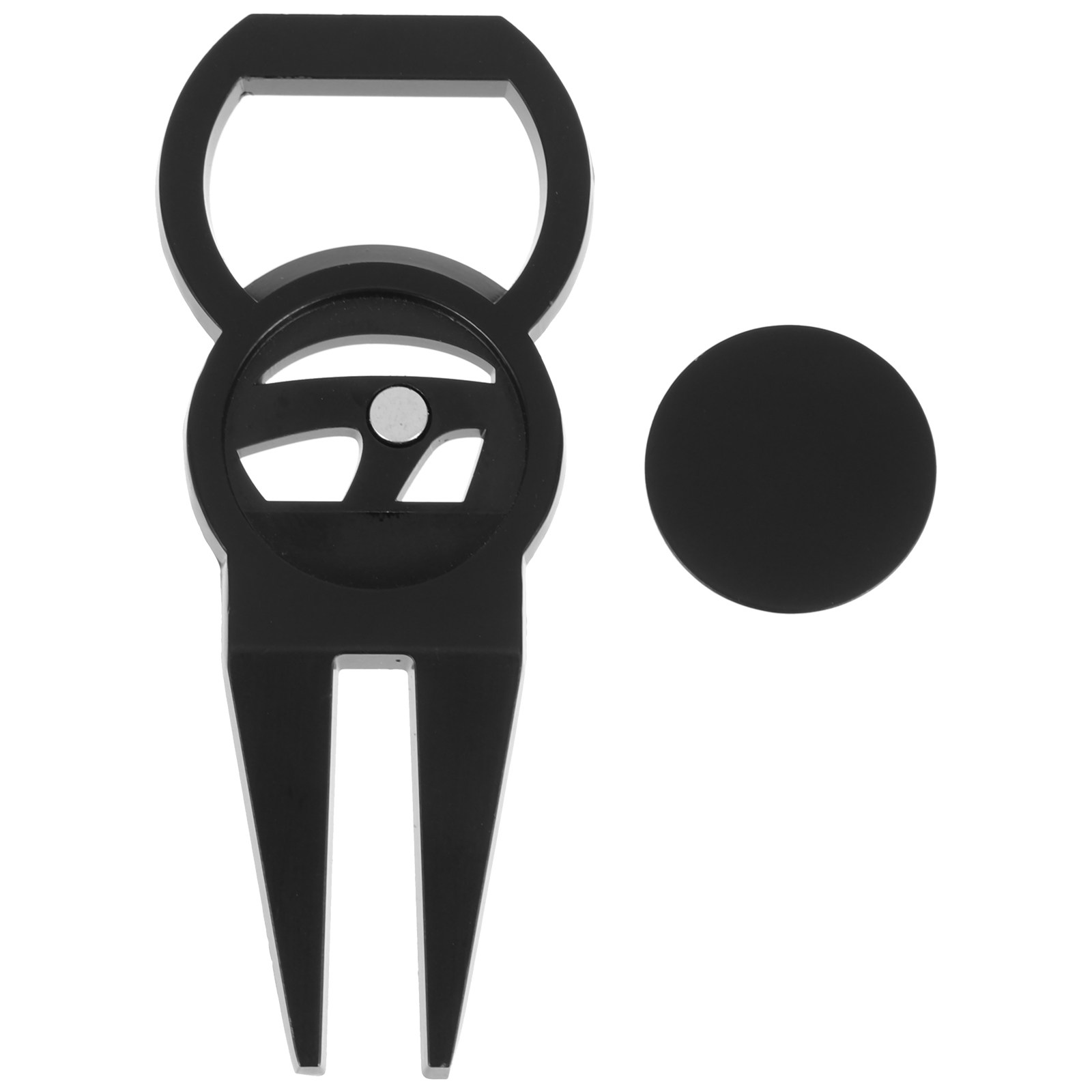 Divot Repair Tool - Professionele golf-divottool, metalen groene vork met