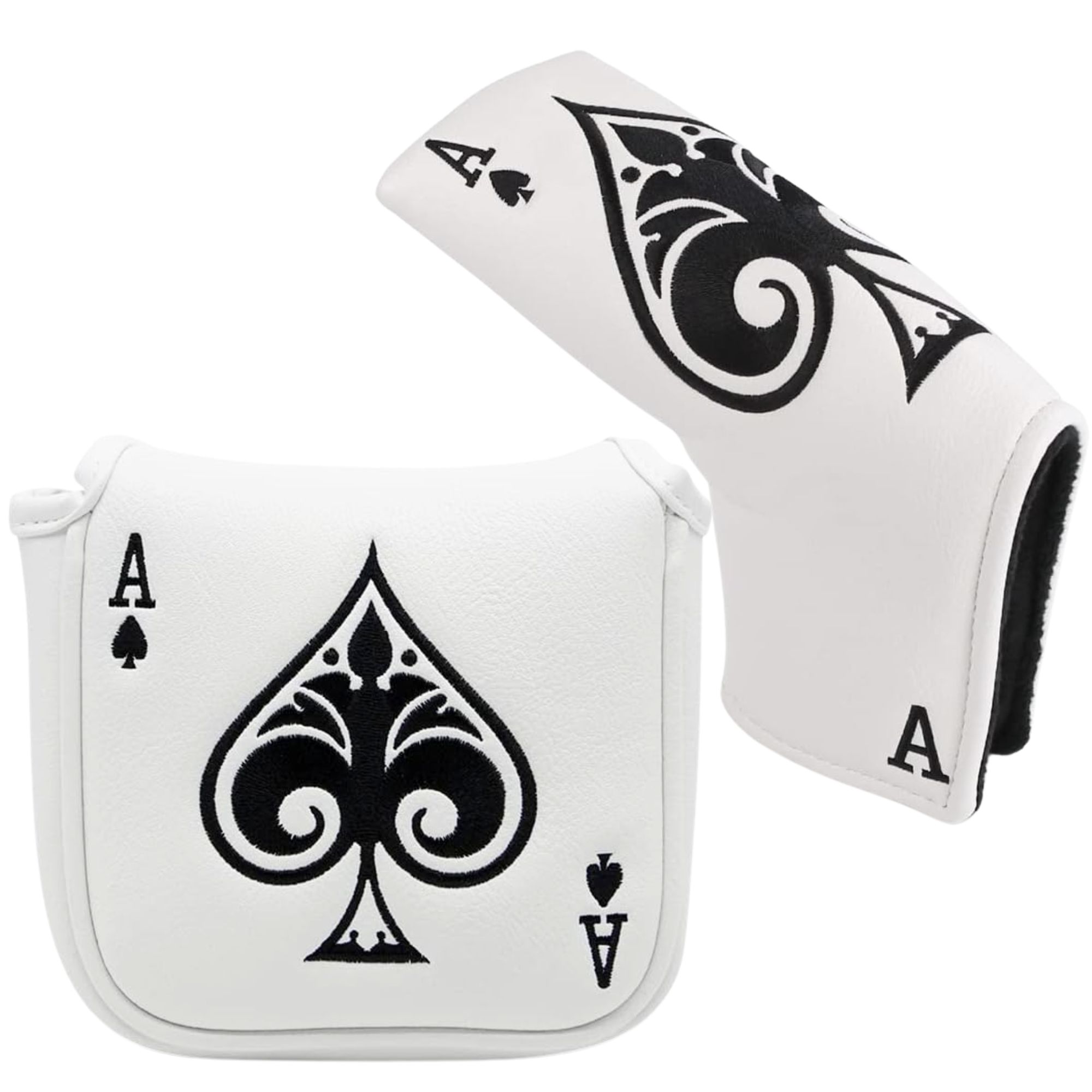 Golf Equipment Organizer - Grappige Golf Putter Cover Headcover, Poker