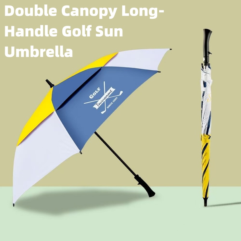 Golf Umbrella Large - Premium grote dubbelwandige waterdichte golfparaplu met