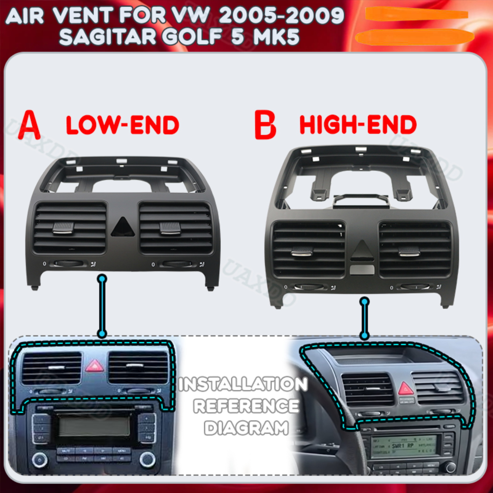 Automotive Grille Vent Outlet  - Golf Equipment Outlet recensie en prijs