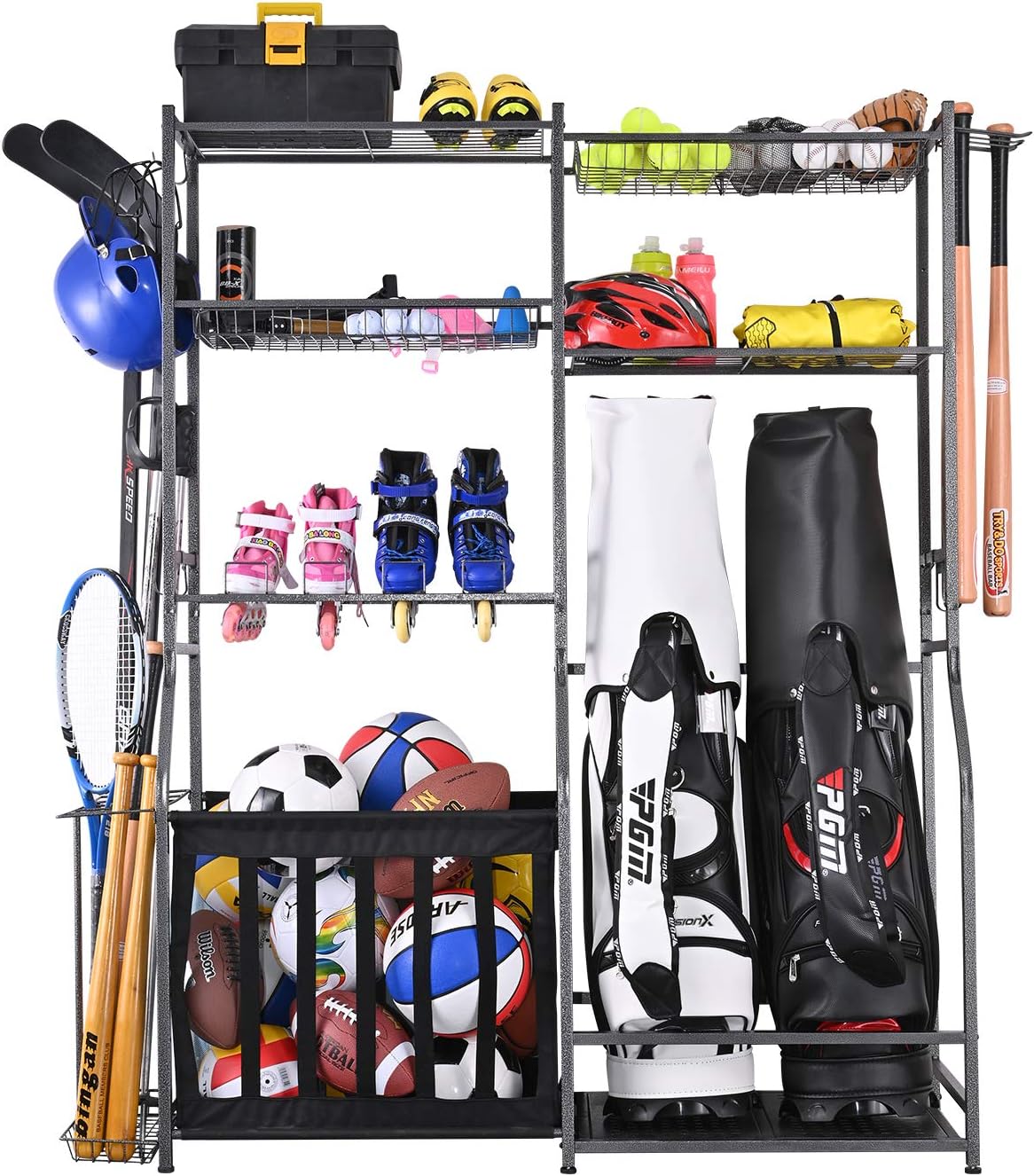Garage sportartikelen opbergst - Golf Equipment Organizer For Garage recensie en prijs