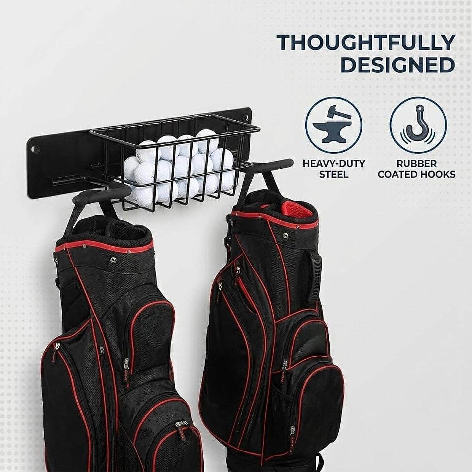 Ruimtebesparende golfuitrustin - Golf Equipment Organizer For Garage recensie en prijs