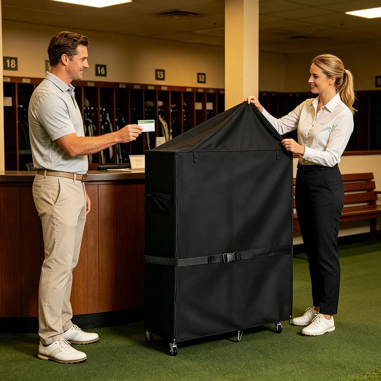 Stofkap voor golfopbergrek Oxf - Golf Equipment Organizer For Garage recensie en prijs