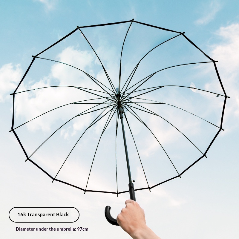 Een paar transparante grote wi - Golf Umbrella Large recensie en prijs