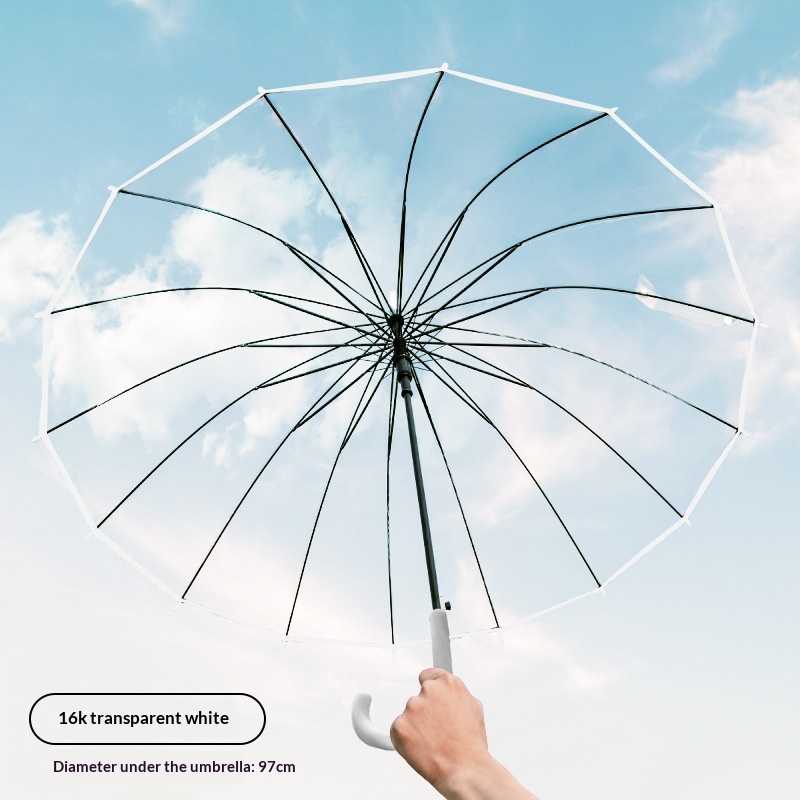 Een paar transparante grote wi - Golf Umbrella Large recensie en prijs