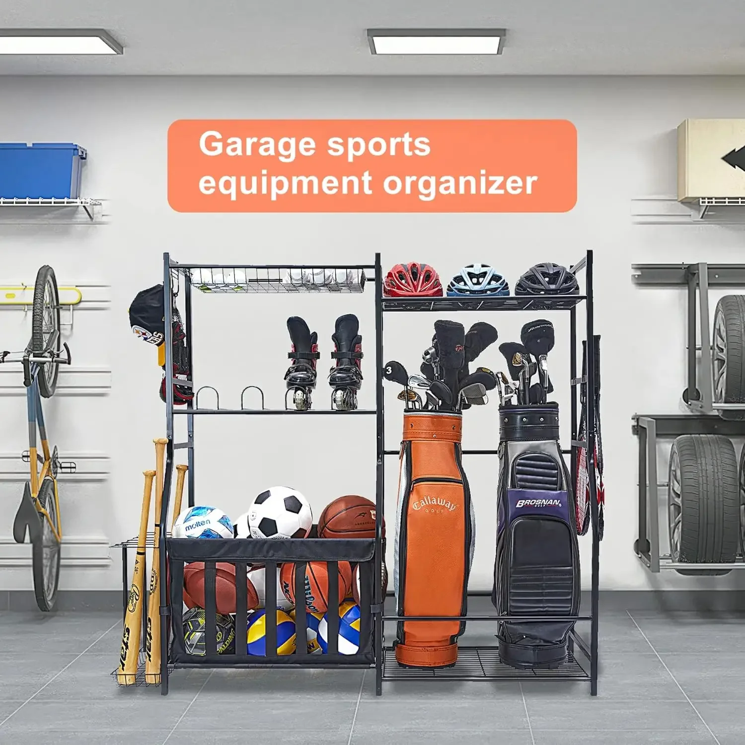 Garage sportartikelen organize - Golf Equipment Organizer For Garage recensie en prijs