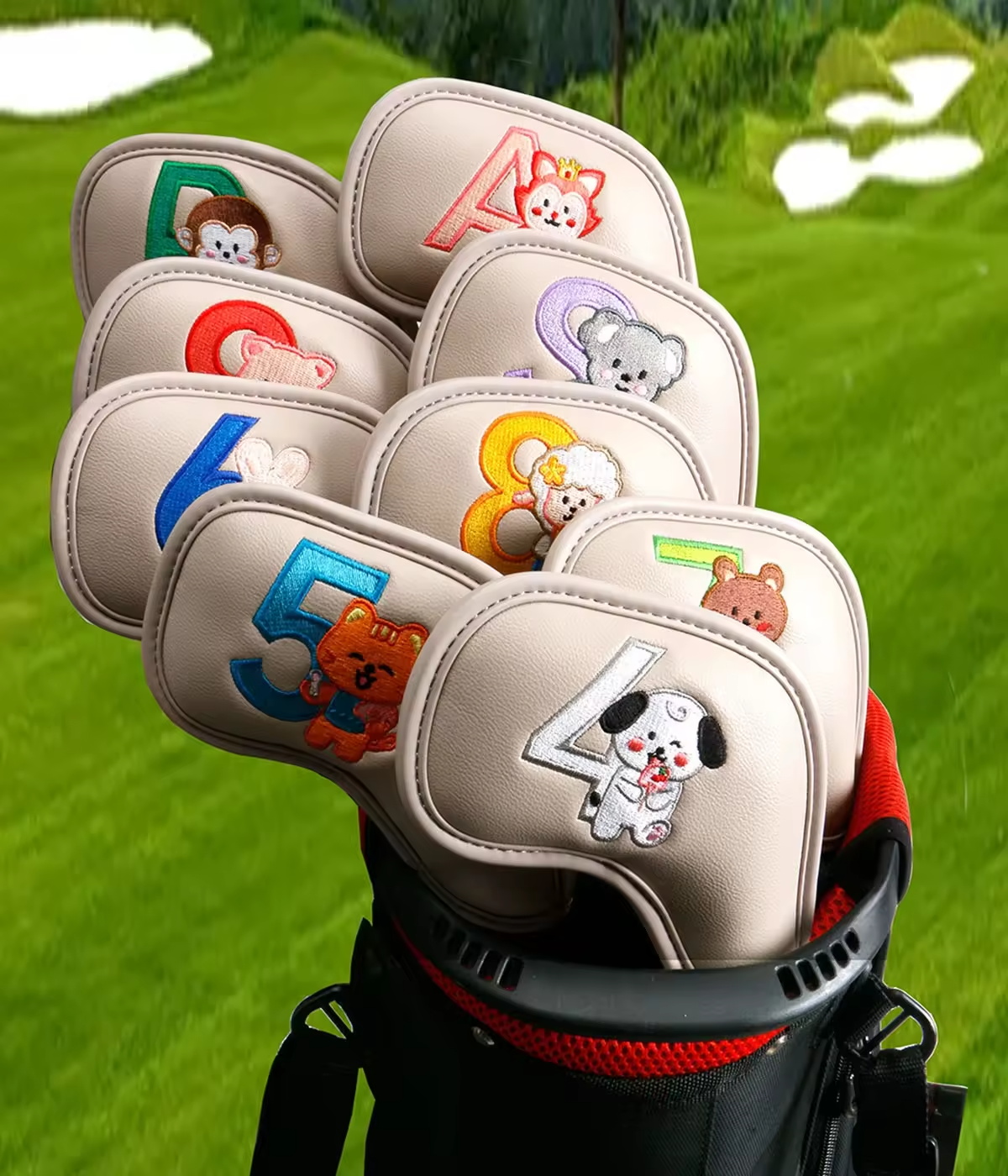 9 stuks schattige cartoon dier - Golf Equipment Organizer recensie en prijs