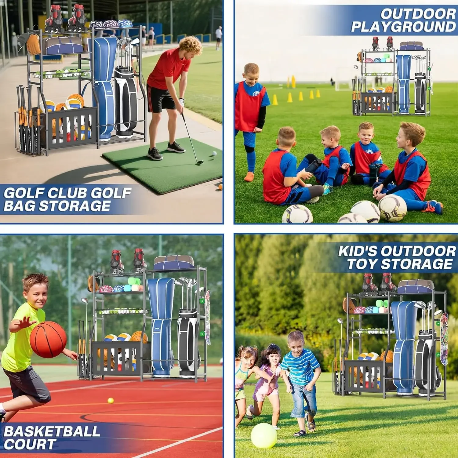 Zware-duty garage sportartikel - Golf Equipment Organizer For Garage recensie en prijs