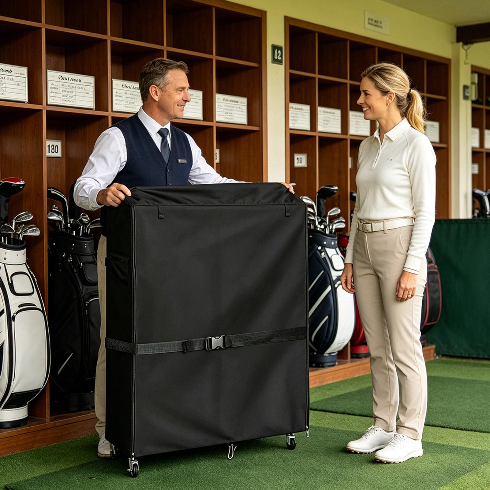 Golfbag Stand Covers Oxford Ga - Golf Equipment Organizer For Garage recensie en prijs